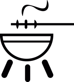 Barbecue And Brochette Engraving Svg Design, Free Vectors File